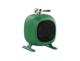Aquecedor Pequeno Forma de Helicóptero KNLLVZN Verde