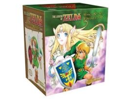 Livro the legend of zelda complete box set de akira himekawa (inglês)