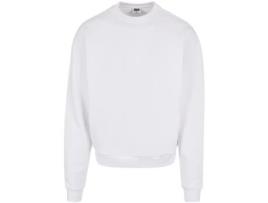 Sweatshirt para Homem URBAN CLASSICS (3XL - Algodão - Branco)