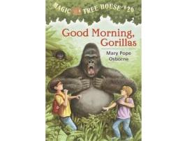 Livro good morning, gorillas de mary pope osborne (inglês)