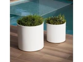 Vaso Decorativo JDNHOR050BXNW (50 x 50 cm - Branco)