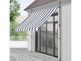 Toldo PRO.TEC (400 x 120 x 200-300 cm - Aço)