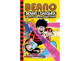 Livro beano dennis & gnasher: battle for bash street school de i.p. daley (inglês)