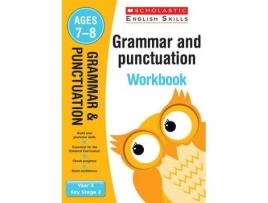 Livro grammar and punctuation workbook (ages 7-8) de paul hollin (inglês)