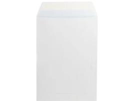 Aba para Saco Envelope com Tira de Silicone 250 X 353 Mm Branco 100 G/M²