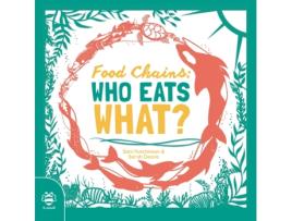 Livro food chains: who eats what? de sam hutchinson (inglês)