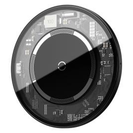 Carregador Indutivo Com Íman 15w Baseus 