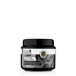Real Natura Máscara Sem Sal Pro-Cor Preto 200ml