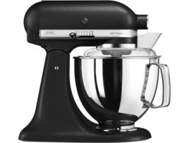 Robô de Cozinha KITCHENAID 5KSM175 PSEBK Artisan (4.8 L - 300 W - 4 acessórios)