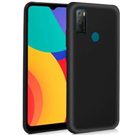 Funda  Silicona para Alcatel 1S (2021) / 3L (2021) (Negro)