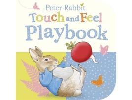 Livro peter rabbit touch and feel playbook de beatrix potter (inglês)