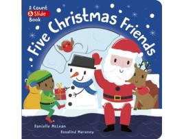 Livro five christmas friends de danielle mclean (inglês)