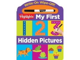 Livro write-on wipe-off: my first 123 hidden pictures de highlights (inglês)
