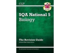 Livro national 5 biology: sqa revision guide with online edition de cgp books (inglês)