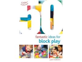 Livro 50 fantastic ideas for block play de judit horvath (inglês)