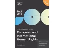 Livro core documents on european and international human rights 2018-19 de rhona smith (inglês)