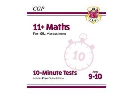 Livro 11+ gl 10-minute tests: maths - ages 9-10 (with online edition) de cgp books (inglês)