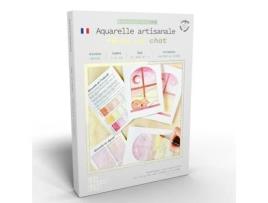 Conjunto de Aquarela para Iniciantes Gato Les French Kits