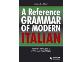 Livro a reference grammar of modern italian de martin maiden,cecilia robustelli (inglês)