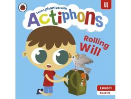 Livro actiphons level 1 book 22 rolling will de ladybird (inglês)