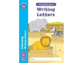 Livro get set literacy: writing letters, early years foundation stage, ages 4-5 de sophie le schofield & sims (inglês)