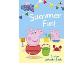 Livro peppa pig summer fun sticker activity de peppa pig (inglês)