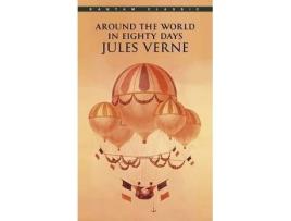 Livro around the world in eighty days de jules verne (inglês)