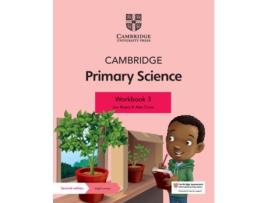 Livro cambridge primary science workbook 3 with digital access (1 year) de jon board,alan cross (inglês)