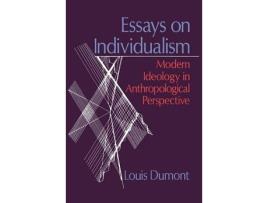 Livro essays on individualism de louis dumont (inglês)