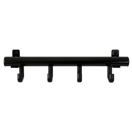 V-Part Cabide com 4 ganchos Techno 4 preto