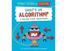 Livro first steps in coding: what's an algorithm? de kaitlyn siu (inglês)