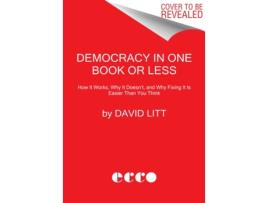 Livro democracy in one book or less de david litt (inglês)
