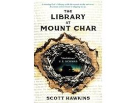 Livro the library at mount char de scott hawkins (inglês)