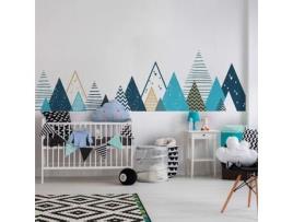 Autocolante de Parede para Quarto Infantil AMBIANCE STICKER Scandinavian Mountains Tipika - 80x135 cm