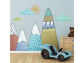 Autocolante de Parede para Quarto Infantil AMBIANCE STICKER Scandinavian Mountains Daliborka - 90x135 cm