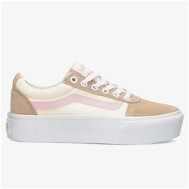 Vans Ward - Bege - Sapatilhas Lona Mulher tamanho 41