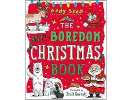 Livro the anti-boredom christmas book de andy (author) seed (inglês)