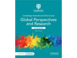 Livro cambridge international as & a level global perspectives & research coursebook with digital access (2 years) de david towsey (inglês)