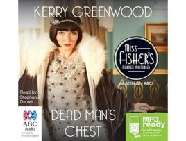 Livro dead man's chest de kerry greenwood (inglês)