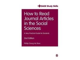 Livro how to read journal articles in the social sciences de phillip c. shon (inglês)