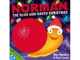 Livro norman the slug who saved christmas de sue hendra,paul linnet (inglês)