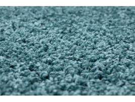 Tapete, Passadeira Soffi Shaggy 5cm Azul - Para Cozinha, Ante-Sala, Corredor