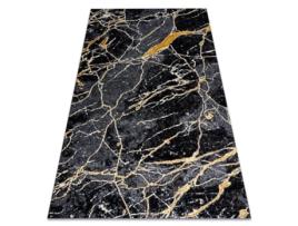 Tapete Gloss Moderno 529A 82 Mármore, Pedra À Moda, Glamour Preto / Cinzento (140 x 190 cm)