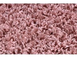 Tapete, Passadeira Soffi Shaggy 5cm Rosa - Para Cozinha, Ante-Sala, Corredor