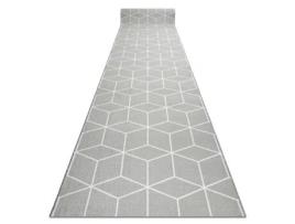 Passadeira Antiderrapante Cube Cubo A Goma Cinzento 110 cm