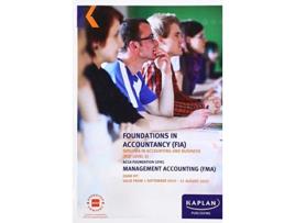 Livro management accounting - exam kit de kaplan publishing (inglês)
