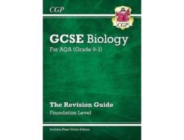 Livro gcse biology aqa revision guide - foundation includes online edition, videos & quizzes de cgp books (inglês)