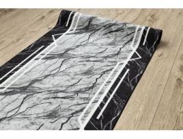 Alcatifa Do Corredor com Reforço de Borracha 57 cm Marmur Mármore, Pedra Cinzento