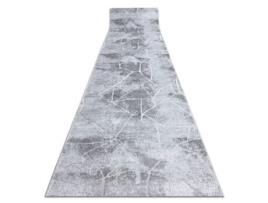Passadeira Structural Mefe 2783 Mármore Dois Níveis de Lã Cinza Cinzento 90 cm