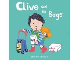Livro clive and his bags de jessica spanyol (inglês)